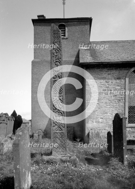 The Bewcastle Cross, Bewcastle, Cumbria, 1958. Artist: Herbert Felton