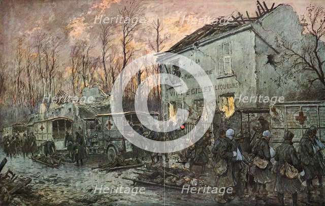 'L'Automobile Pendant la Guerre', France World War I, 1914-1918. Artist: Unknown