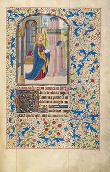 Saint Barbara; Arenberg Hours, early 1460s. Creator: Willem Vrelant.