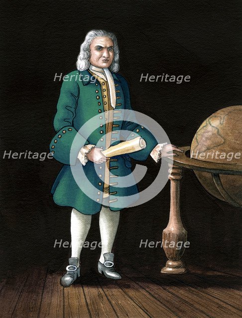 Captain William Kidd, Privateer, 1645-1701Artist: Karen Humpage