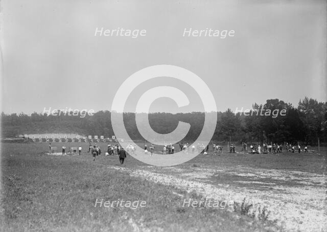 Marine Corps Rifle Range, Winthrop, Md. - Views, 1917. Creator: Harris & Ewing.
