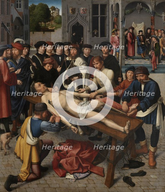 The Flaying of the Corrupt Judge Sisamnes (right panel), 1498. Artist: David, Gerard (ca. 1460-1523)