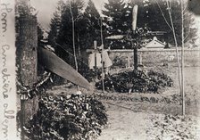 German cemetery, c1914-c1918. Artist: Unknown.