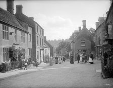 Looking down the main village street, Blockley, Gloucestershire, c1860-c1922. Artist: Henry Taunt