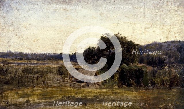 La chaumière, between 1850 and 1860. Creator: Felix Francois Georges Philibert Ziem.