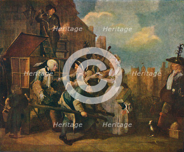 'The Rake's Progress - The Arrest', c1735, (1904). Artist: William Hogarth.