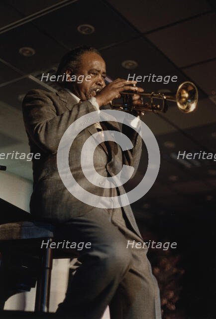 Harry "Sweets" Edison, Jazz Inn Party, Nordwijk, Netherlands, 1989. Creator: Brian Foskett.