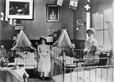 Hahnemann Hospital and Homeopathic Dispensaries, Liverpool: a children's ward, decorated..., 1911. Creator: Unknown.