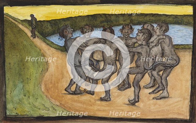 Circle Dance, 1898. Creator: Hugo Simberg.