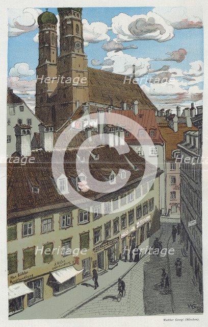 'München - Aus der Nachbarschaft der Jugend' ('Munich - from the Neighbourhood of Jugend', 1898. Artist: Walter Georgi