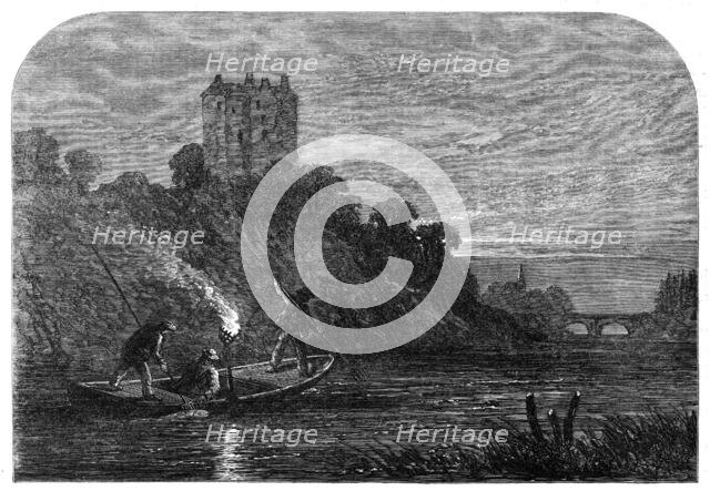 Salmon-poaching on the Tweed: "Burning the Water", 1862. Creator: Unknown.