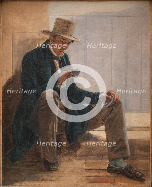 Martinus Rorbye, 1837. Creator: Constantin Hansen.