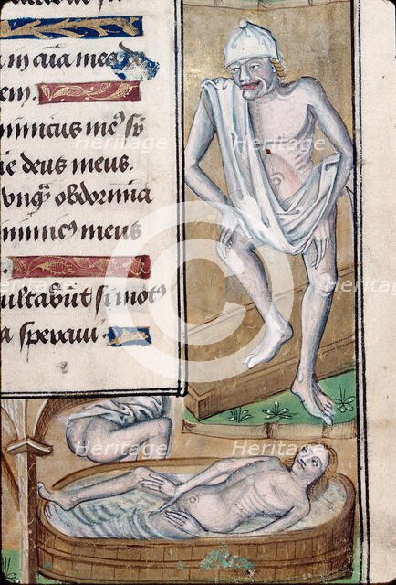 Miniature from Heures à l'usage d'Amiens, Late 15th century. Creator: Anonymous master.