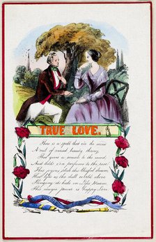 True Love (Valentine), c. 1840. Creator: Unknown.