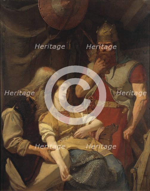 Örvar-Oddr informs Ingeborg about Hjalmar's death, 1859.