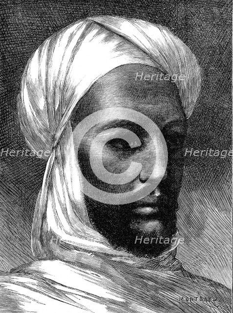 The Mahdi, rebel against Egyptian rule in the Sudan, c1885. Artist: Unknown