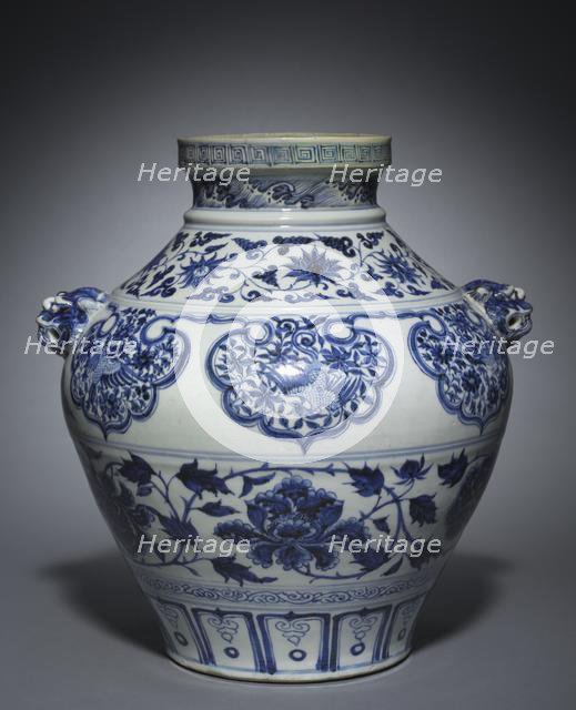 Jar with Lion-Head Handles, 1300s. Creator: Unknown.