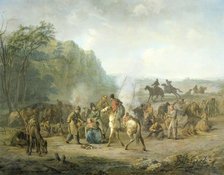 Cossack Bivouac, 1813, 1813-1814. Creator: Louis Moritz.