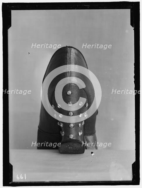 Shoe, between 1909 and 1914. Creator: Harris & Ewing.