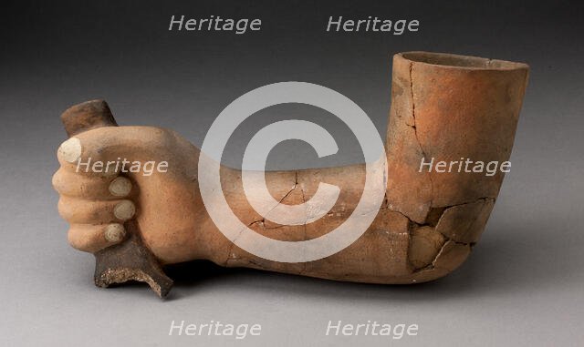 Vessel in the Form of an Arm, 100 B.C./A.D. 500. Creator: Unknown.