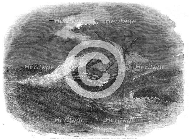 Wreck of an Egyptian Vessel of War between Constantinople and Varna, 1854. Creator: Unknown.