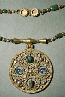 Byzantine Gold treasure from Assiut or Antinoe, Egypt, 600. Artist: Unknown.