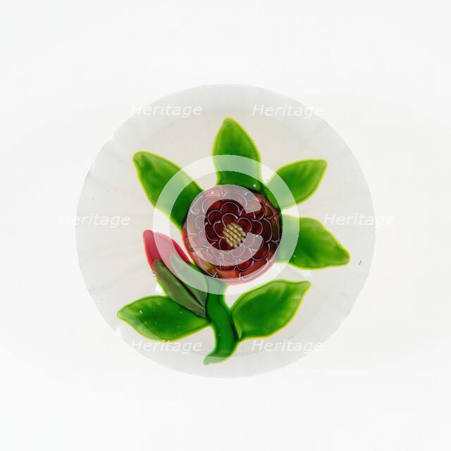 Paperweight, France, 19th century. Creator: Baccarat Glasshouse.