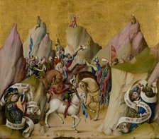 The Meeting of the Three Kings, with David and Isaiah (recto); The Assumption of the..., before 1480 Creator: Master of the St Bartholomew Altarpiece.