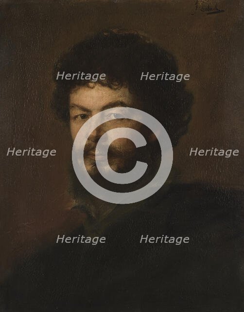 The Architect Lorenz Gedon, late 19th century. Creator: Franz von Lenbach.