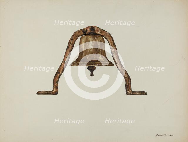 Ship's Bell, 1939. Creator: Edith Towner.