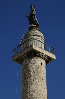 Trajan's Column, Trajan Forum, Rome, Italy, 2nd century (2009).  Creator: LTL.