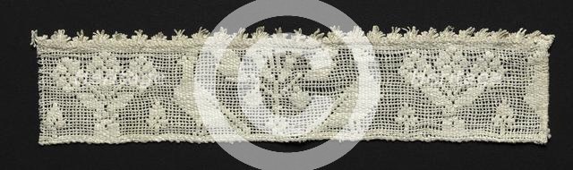 Fragment of a Band with Birds and Trees, 16th century. Creator: Unknown.