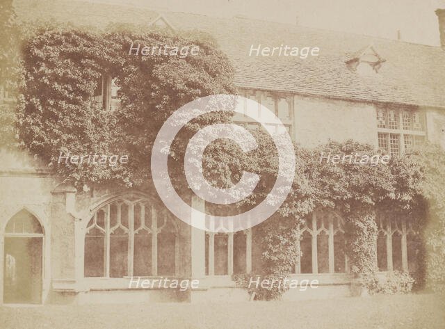 Cloisters of Lacock Abbey, 1842. Creator: William Henry Fox Talbot.