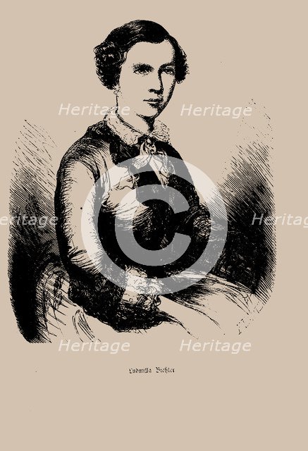 Portrait of Ludmilla Biehler (1834-1890), 1850.