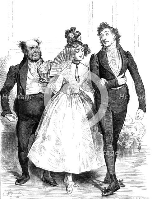 A Domestic Drama - Act II. - The Victory (of Worth over Wealth) drawn By F. Barnard, 1880. Creator: R&E Taylor.