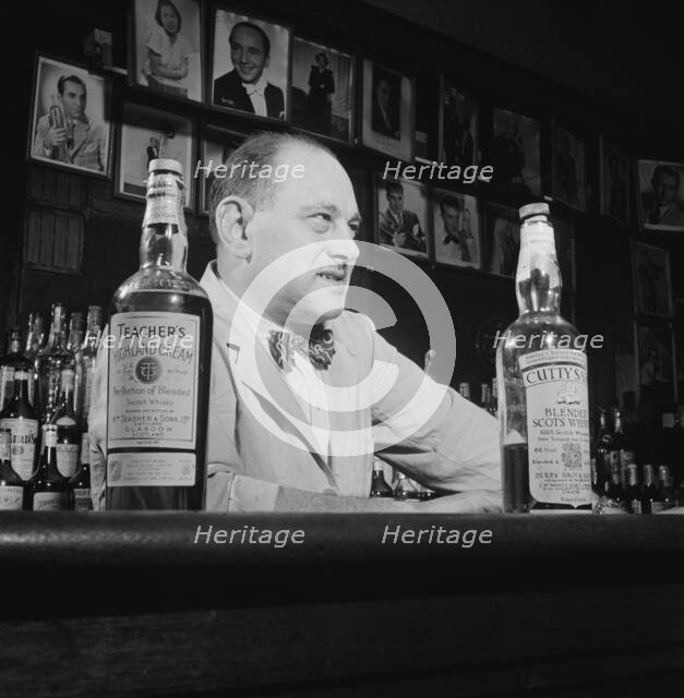 Portrait of Charlie Jacobs, Charlie's Tavern, New York, N.Y., 1946. Creator: William Paul Gottlieb.