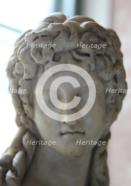Head of a half figure of Eros, 2nd century. Artist: Unknown