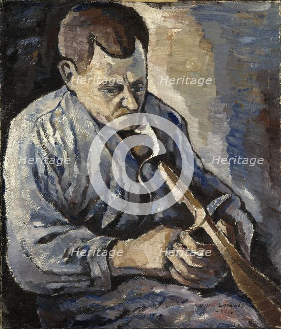 Sculptor, 1924. Creator: Vilho Lampi.