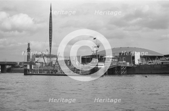 Royal Festival Site, South Bank, Lambeth, London, c1948-1952. Artist: SW Rawlings