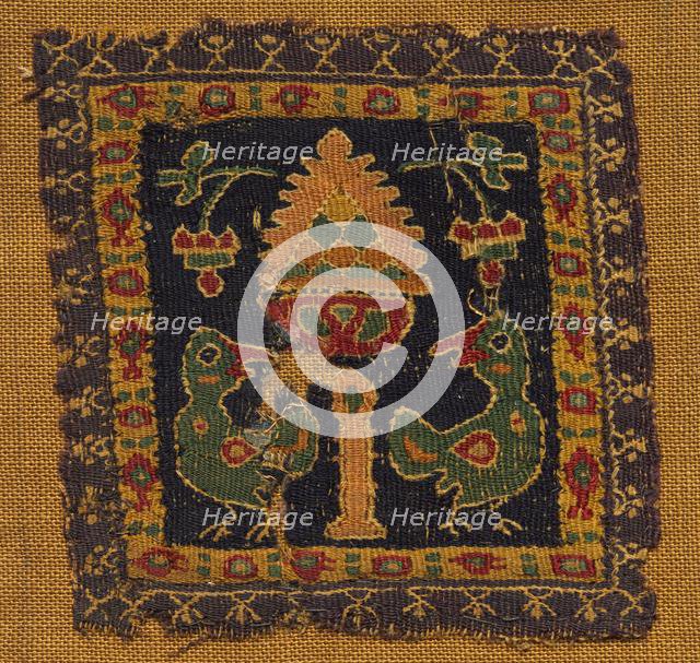 Square Segmentum with Two Birds, 400s - 500s. Creator: Unknown.