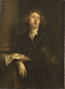 Portrait of the Composer Henricus Liberti (1628-1661), c.1630. Artist: Dyck, Anthony van, (Studio of)  