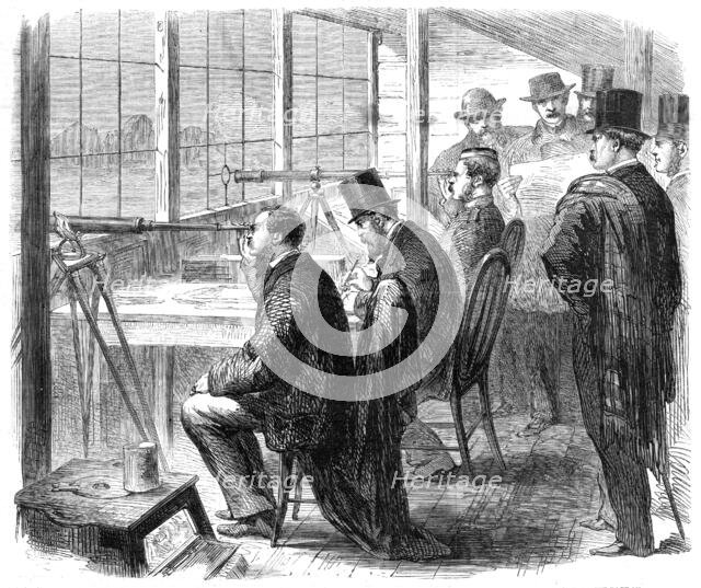 Official trial of small-bore rifles on Plumstead Marshes: the Council of the National Rifle..., 1862 Creator: Unknown.
