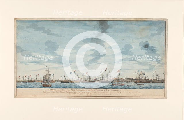 View of the city of Paramaribo, 1772. Creator: Frederik Jägerschiöld.