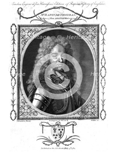 'Mr Rapin De Thoyras', (1784). Creator: John Goldar.