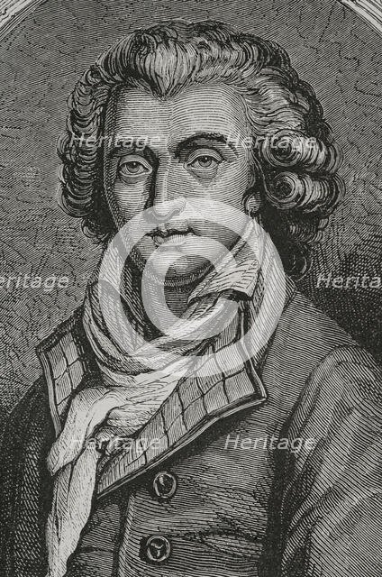 Fabre d’Eglantine, (Philippe-François-Nazaire Fabre), (1750-1794), French actor..., 1876.  Creator: Unknown.
