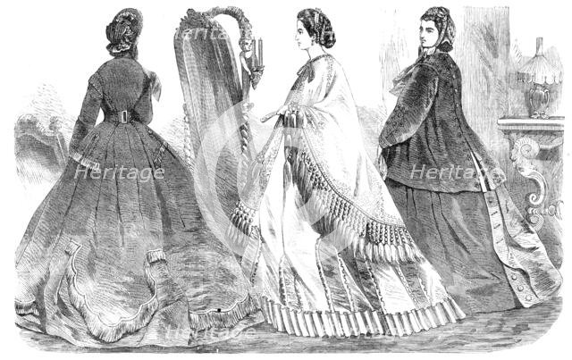 Paris fashions for December, 1864. Creator: Unknown.