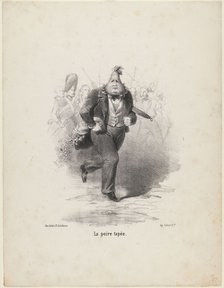La Poire Tapée, ca 1848. Artist: Anonymous  