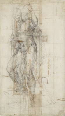 Figure of Christ rising from the Tomb, c1490-1560. Artist: Michelangelo Buonarroti.