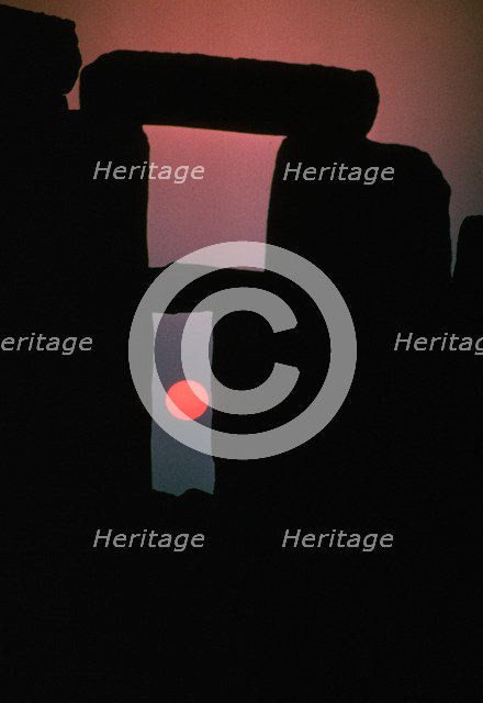 Stonehenge at Midsummer. Artist: Unknown