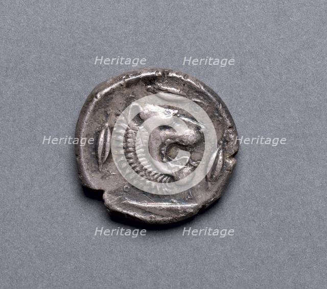 Tetradrachm: Lion (reverse), 466-422 BC. Creator: Unknown.